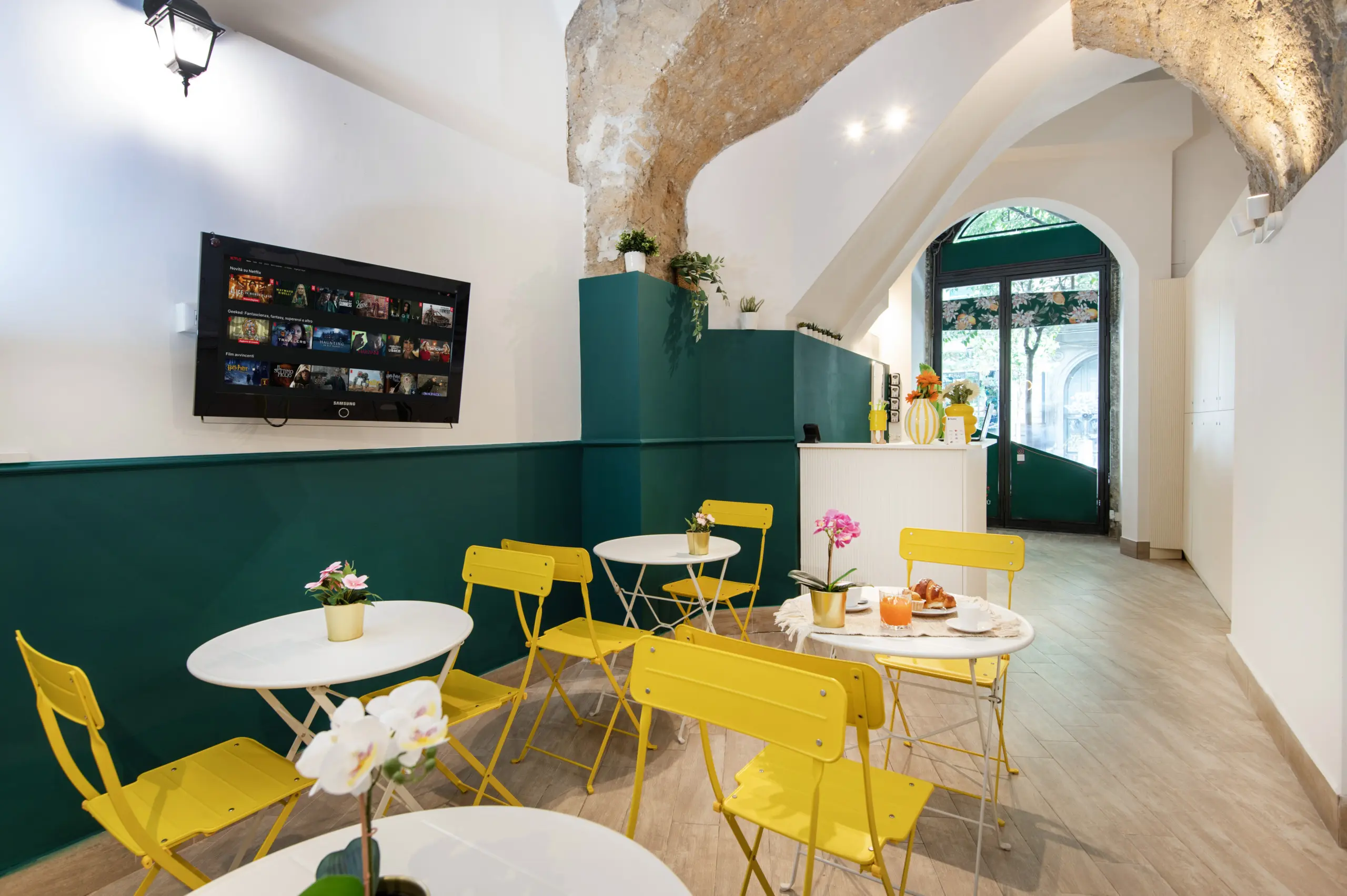 Sala colazioni di Maison Lulù
